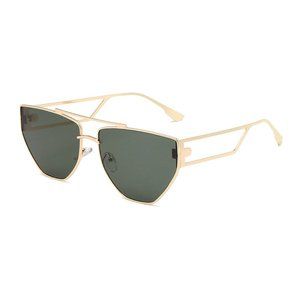 Gold Metal Frame Sunglasses